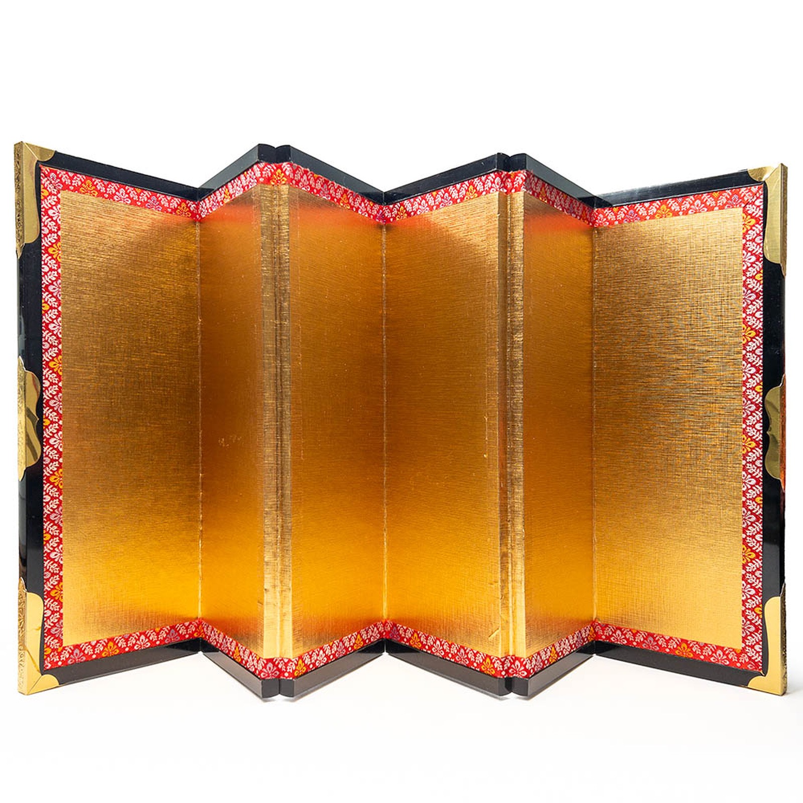 VTG Japanese Folding Byobu Screen Table-Top Display Backdrop: 62 X 34 Cm