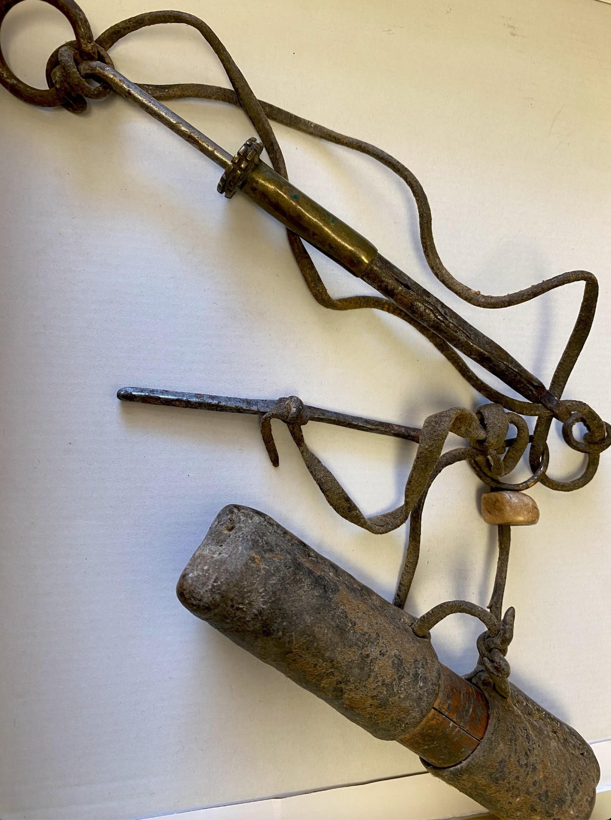 tibetan antique tool case