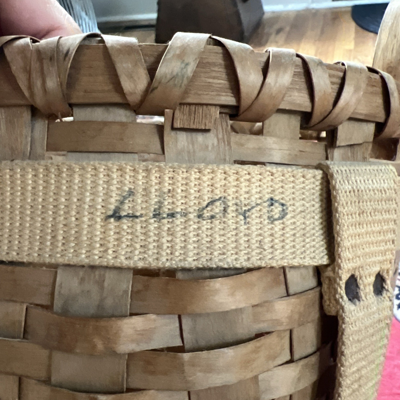 Antique Early Adirondack Trapper Back Pack Basket Original Straps Amazing Shape