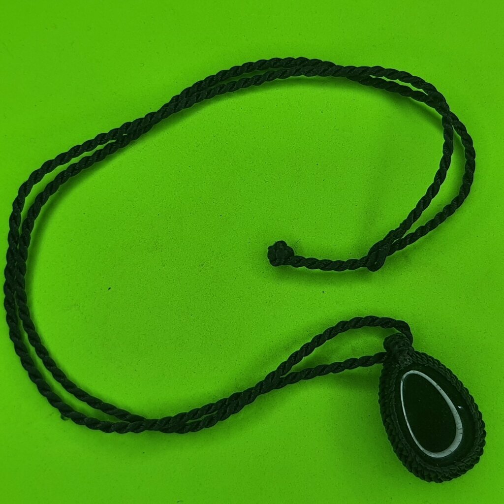 Necklace Black Leklai Nampee Pendant Magic Power Gemstone Talisman Thai Amulet