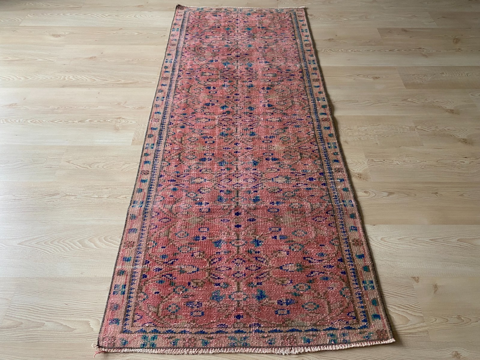2.7×6.4 ft,Turkish rug, Ethnic rug, Vintage runner rug,Narrow rug,Tribal rug