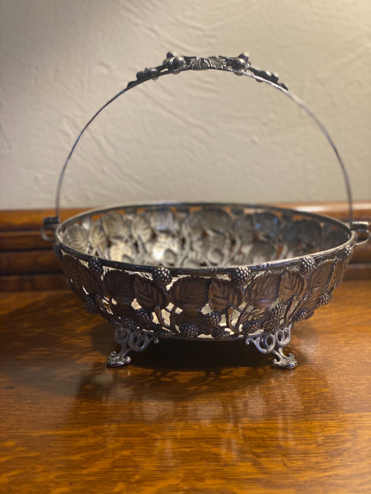 Antique Silver Plate Berndorf German Alpacca Bowl 1870-1890
