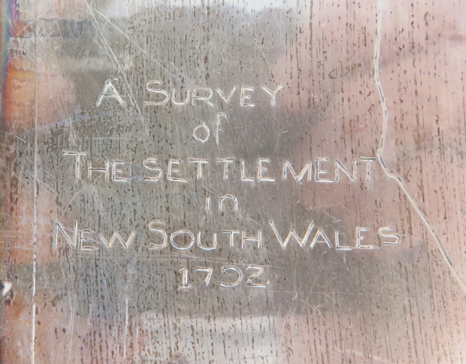 Possibly UNIQUE / RARE. Sterling Silver Maps of Sydney Cove. 1788, 1792, 1831