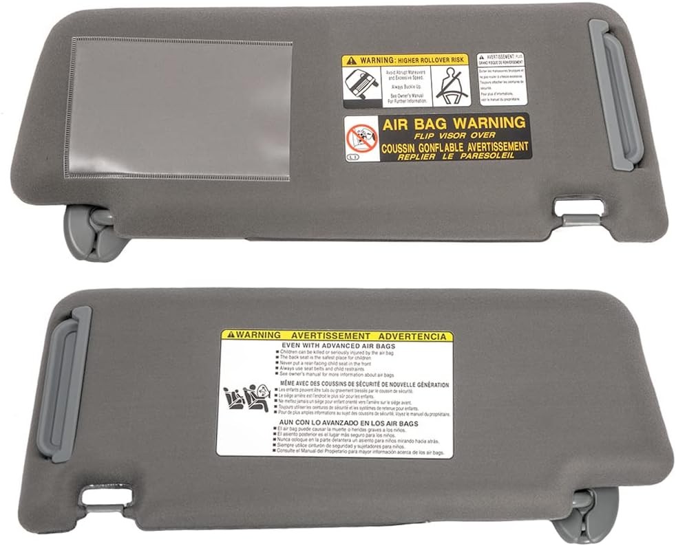 Sun Visor Sunvisor Without Light Left and Right Side Compatible with Tacoma 2005
