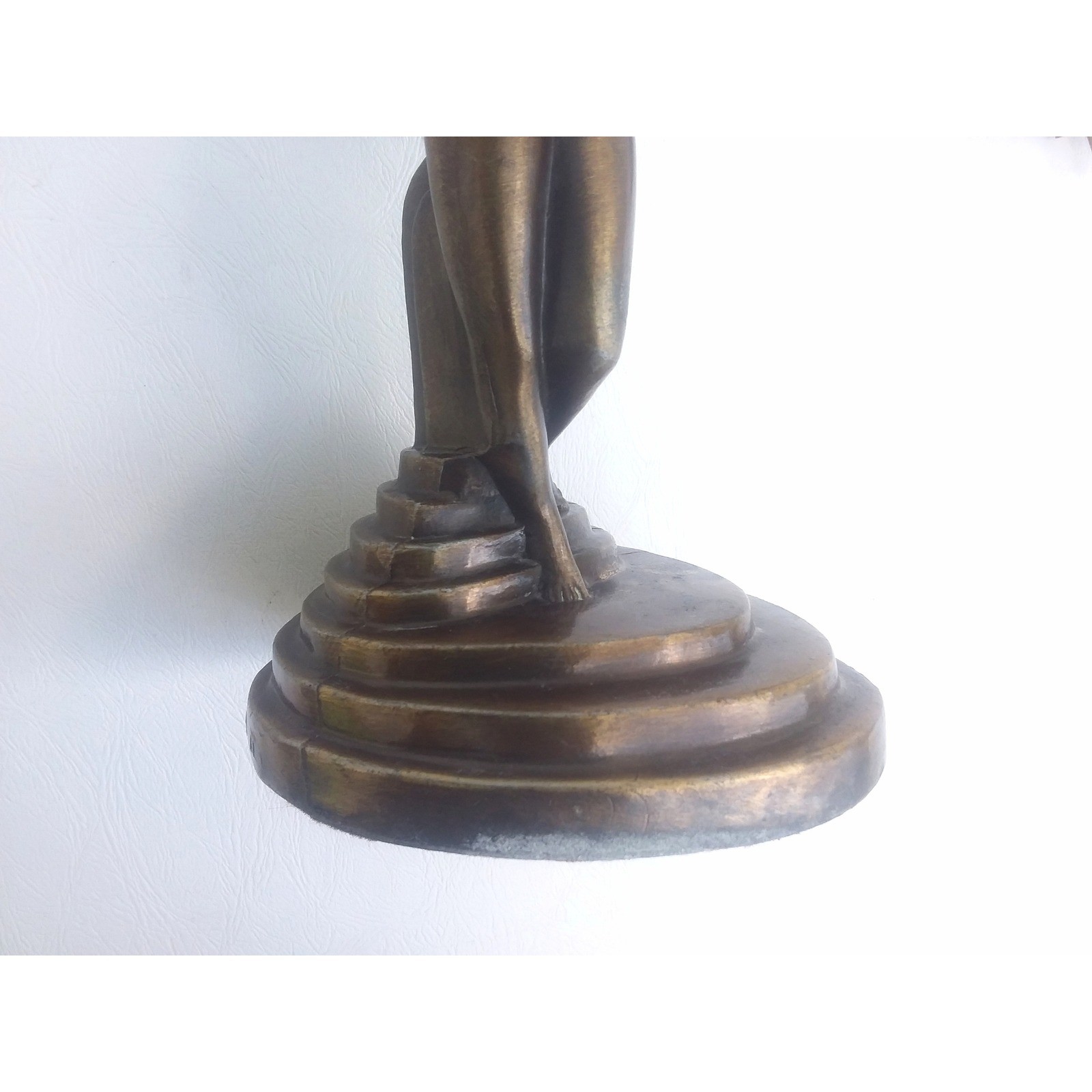 Art Deco Frankart Nuart Chandler II Lamp Nude Woman Winged Victory no Fan