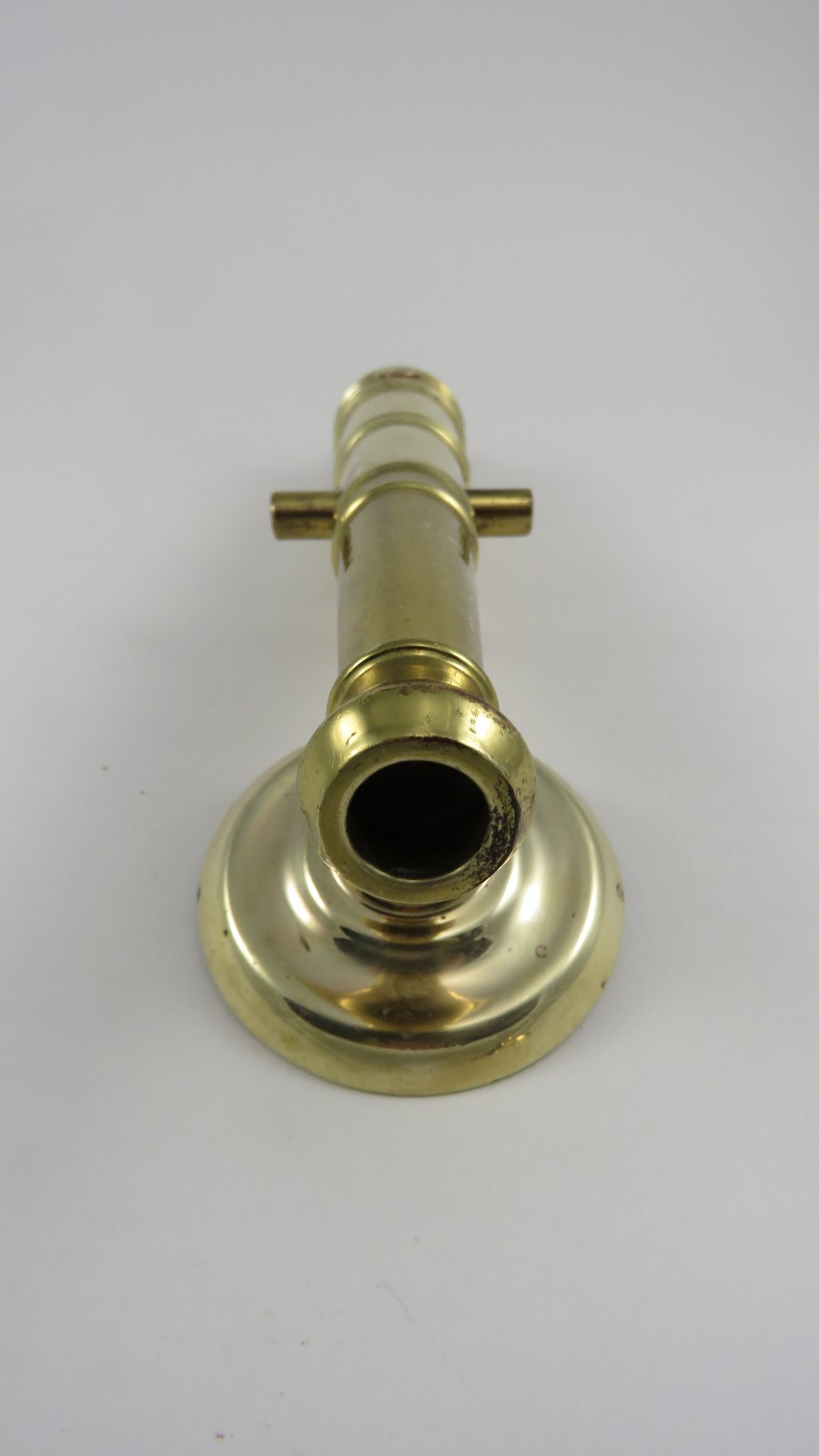 Harvin Solid Brass Cannon Door Knocker Nautical Military VTG 8 3/4” Maritime