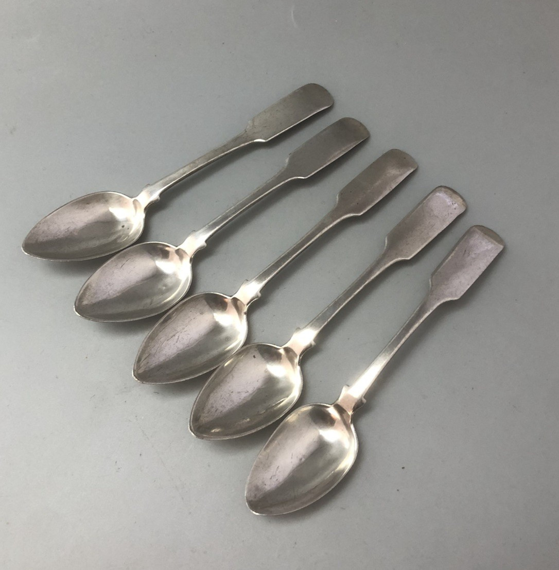 Five Scottish Provincial Silver Spoons Alexander Cameron Dundee 1823 ALZX