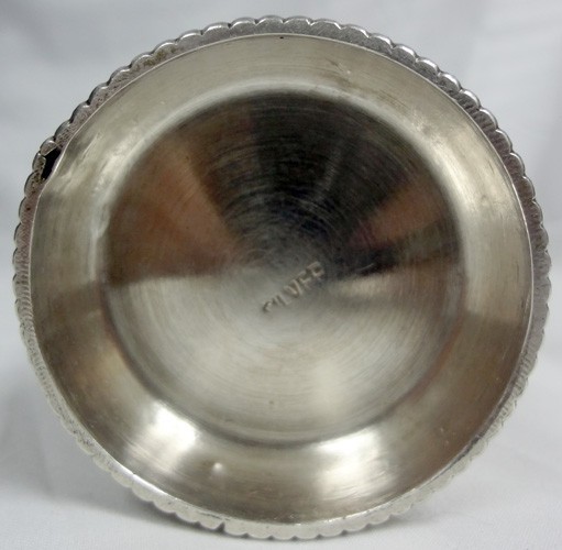 Vintage Antique Unbranded Pure Silver Wine Cup Beaker United Kingdom 73.4 Grams!