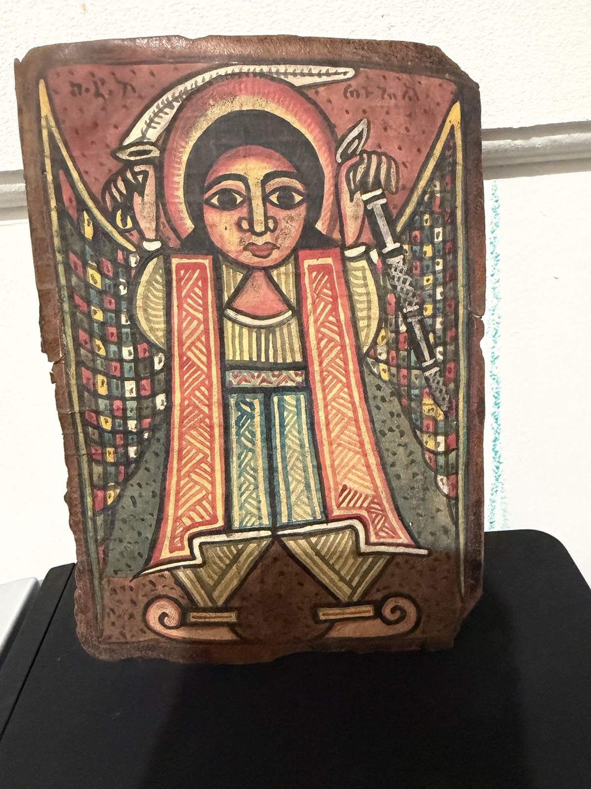 Antique Ethiopian Bible Leaves–Handwritten Ge’ez Manuscript Parchment