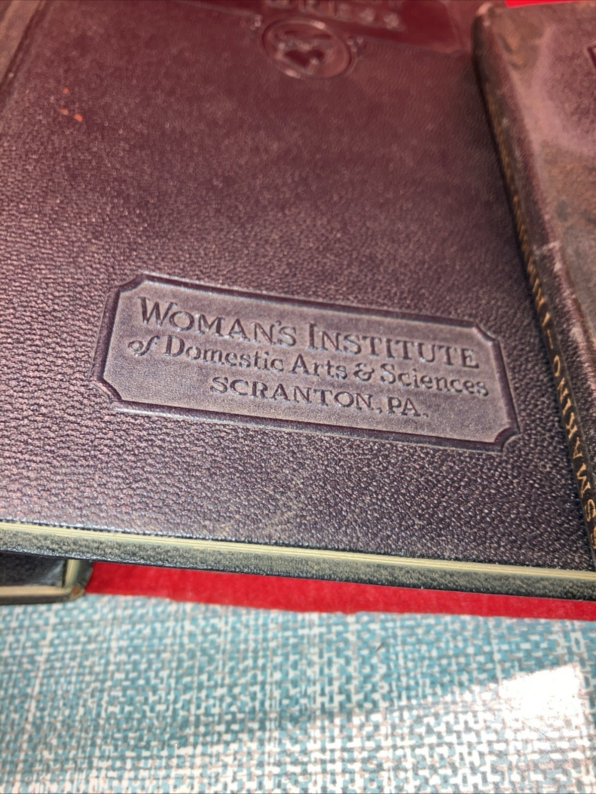 Set of 7 Books Women’s Institute of Domestic Arts & Sciences Scranton PA 1920’s