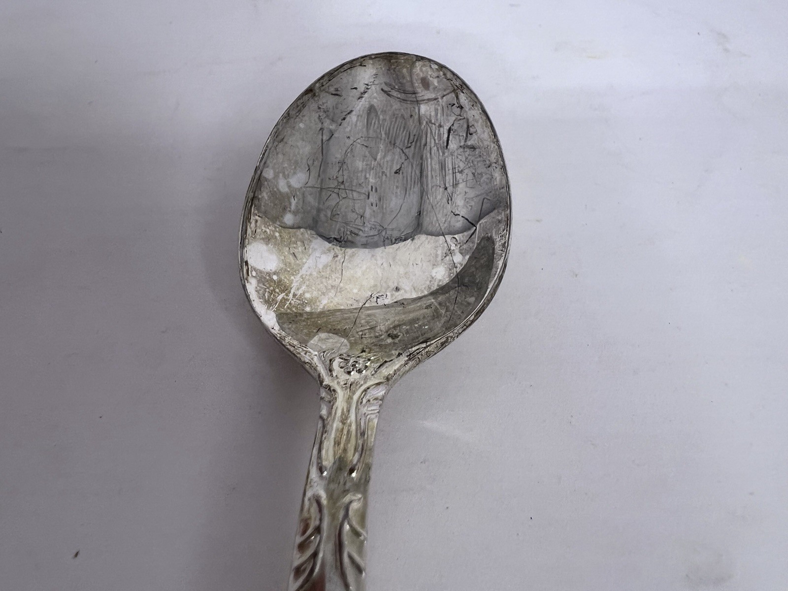 W.M Rogers & Sons Silverplate Silverware Spoon Enchanted Rose