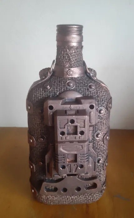 Steampunk bottle “Steam Relic” handmade