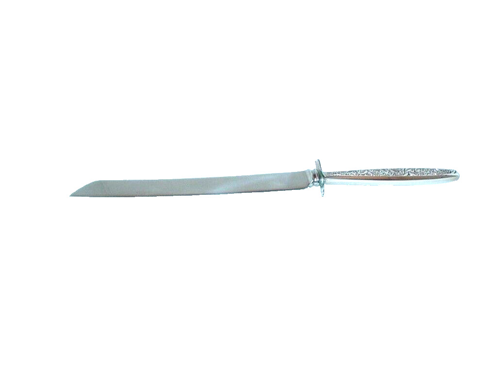 International Silver Company Valencia 13 1/2 In. Cake Knife 1967 Sterling