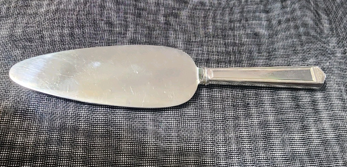 👌1847 ROGERS ANTIQUE c1923 ANNIVERSARY SILVERPLATED PIE PASTRY & CAKE SERVER 🥧