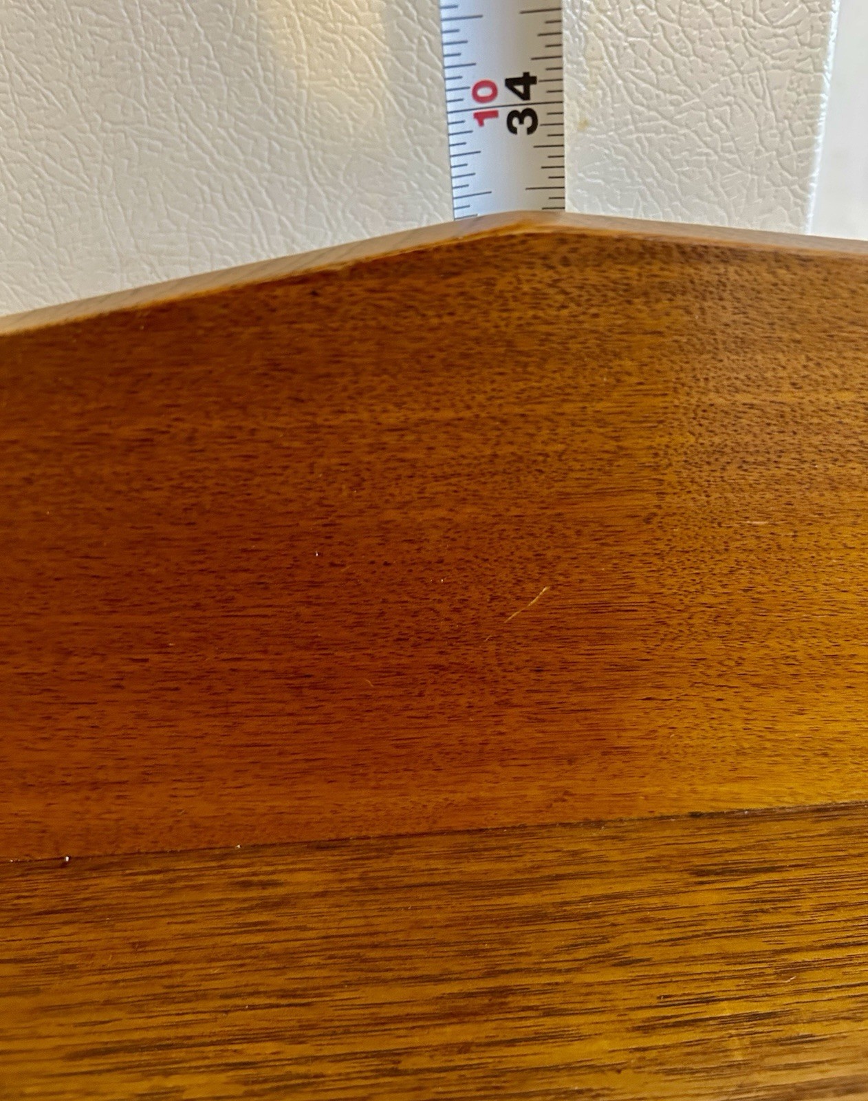 Antique Solid Cherry & Curly Tiger Maple One Drawer Washstand Towel Bar Repair x