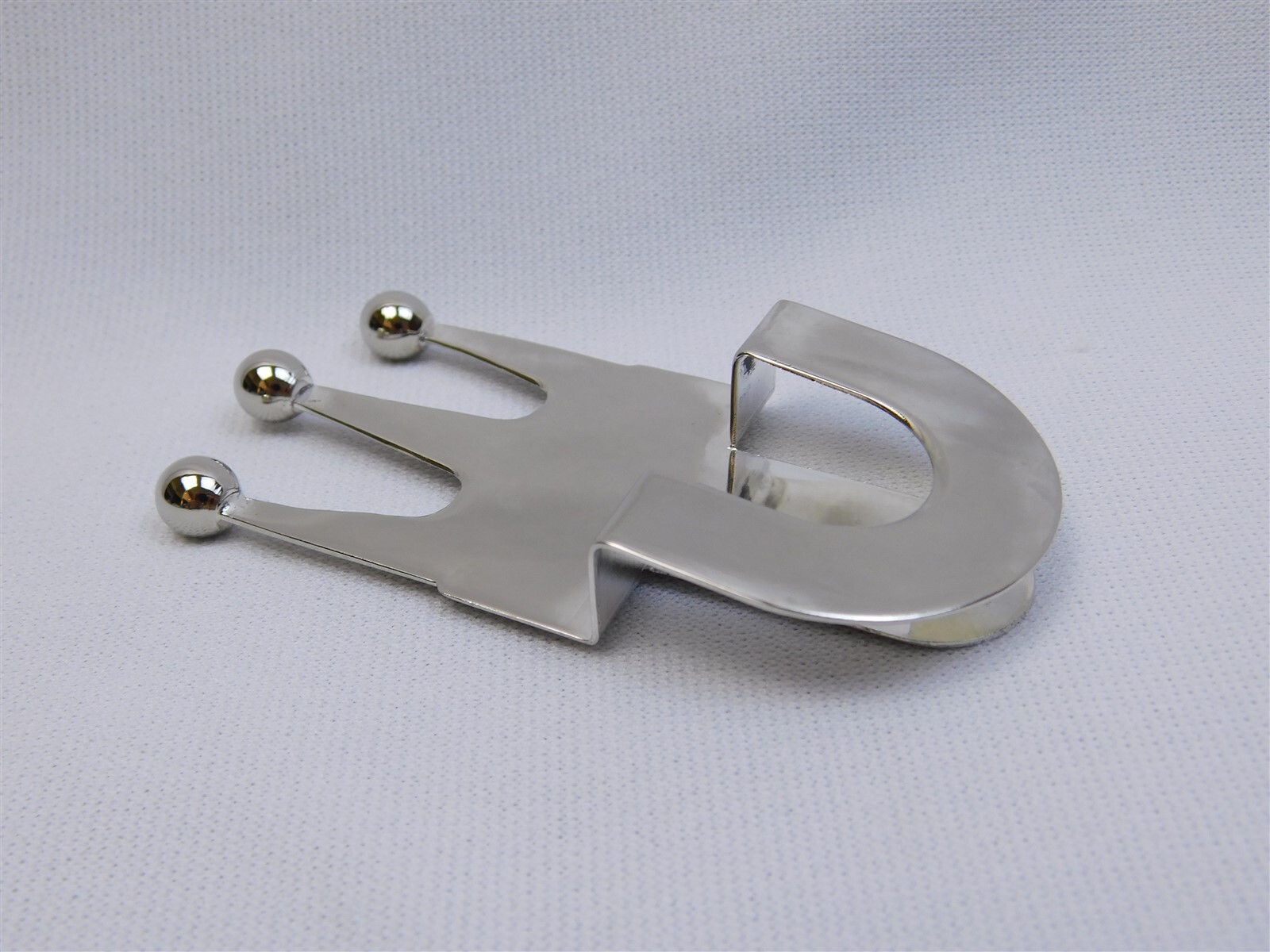 Vintage Sheffield Silverplate Tipped Trident Bookmark 3.25″