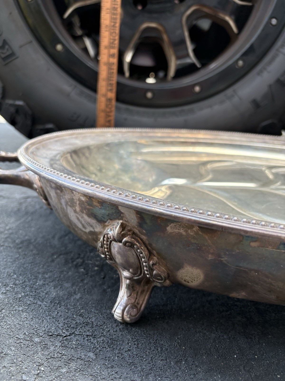 Antique Regency #982 Silver DOME Warming Dish Catering Service🍴 Food Display