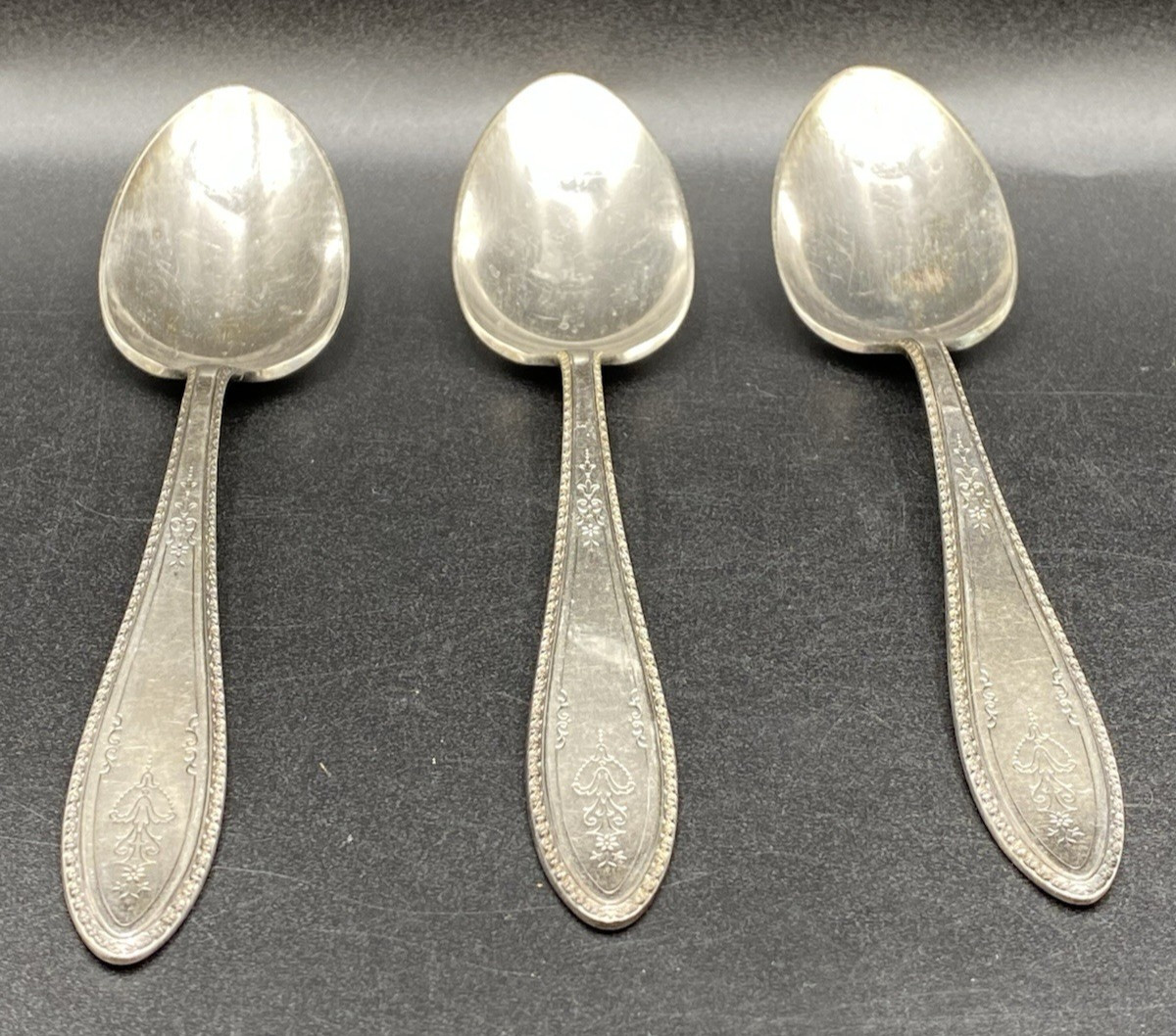 ARGOSY 1926 by 1847 Rogers Bros. Serving Spoons 8 1/4″ Set of 3