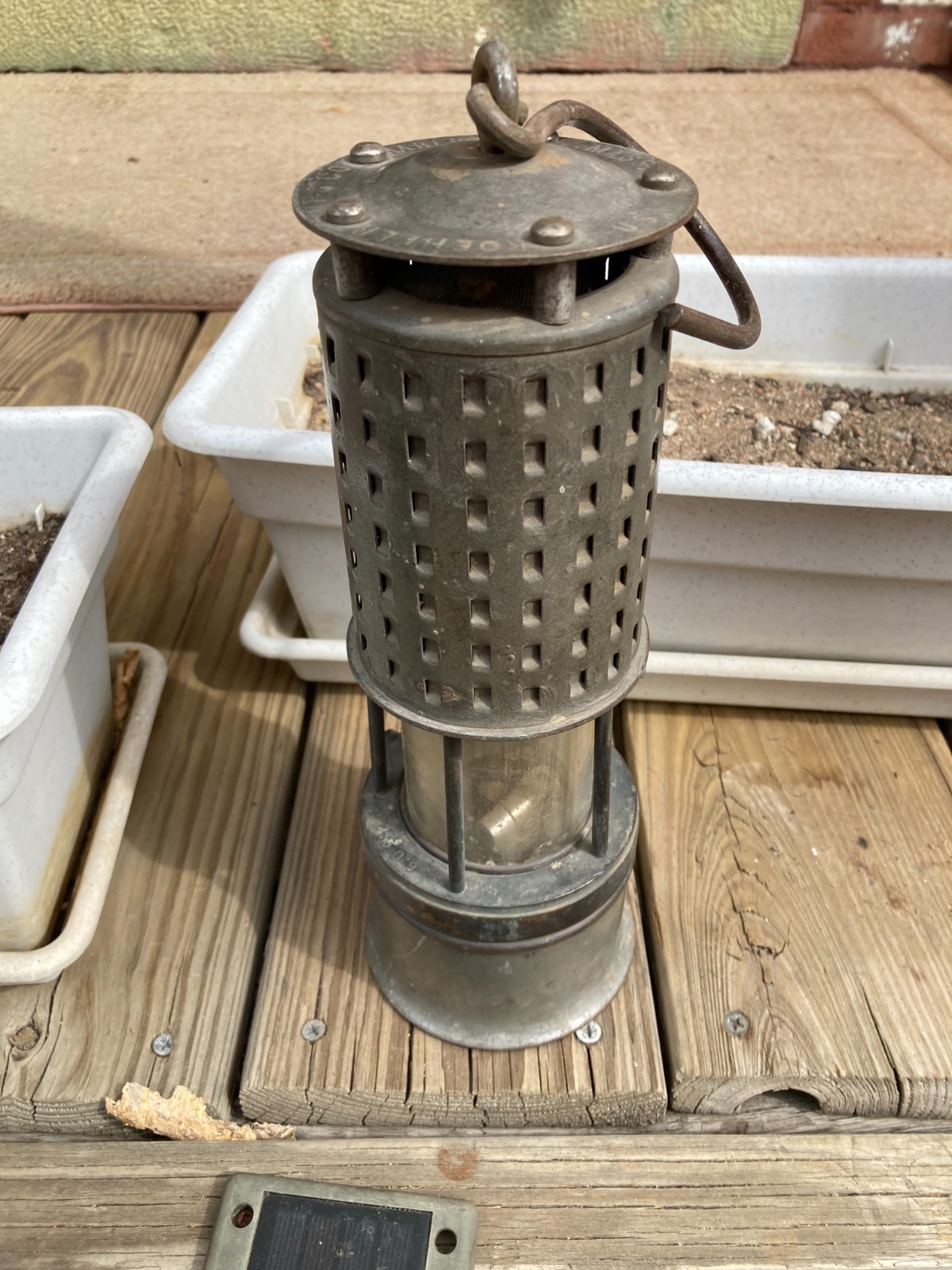 Rare Koehler Miner’s Safety Lamp Early Pre-Permissible 1912-18