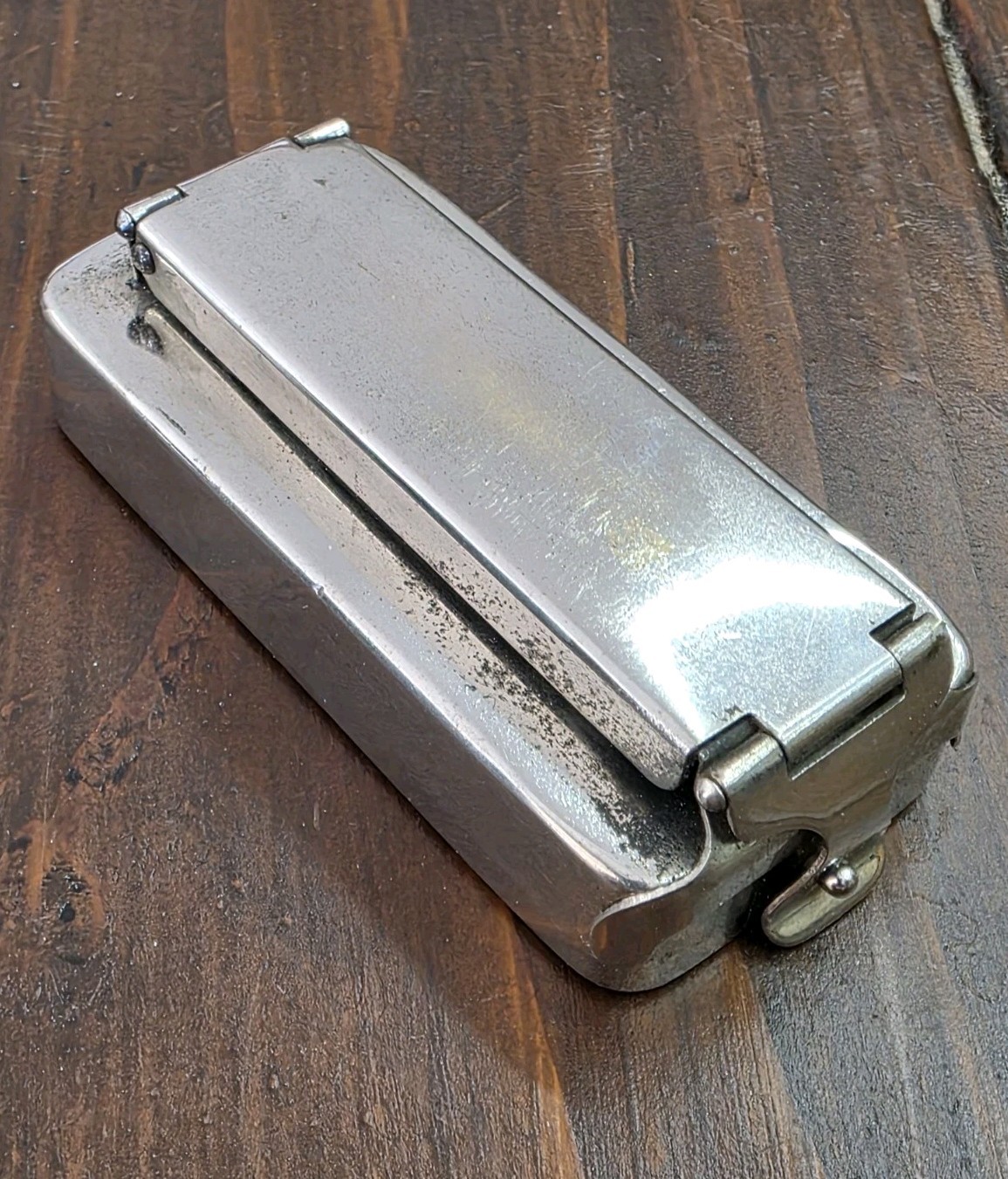 Vintage Plated Brass Travel Spirit Burner