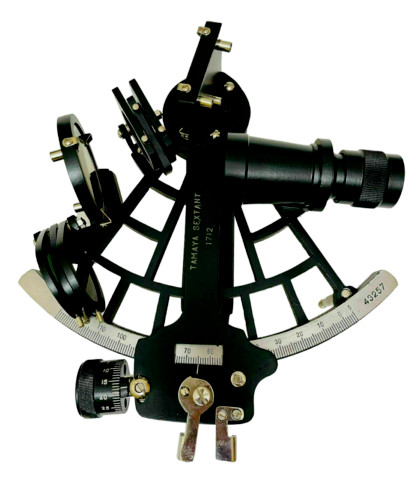 Vintage Tamaya Sextant Black 9″ Nautical Navigation Brass Working Marine Antique