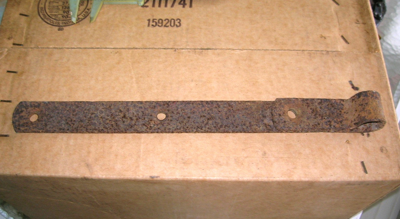 STRAP HINGE 16″ x 1.5″ Antique Iron Barn Gate Door Female Only 1/4″ Thick
