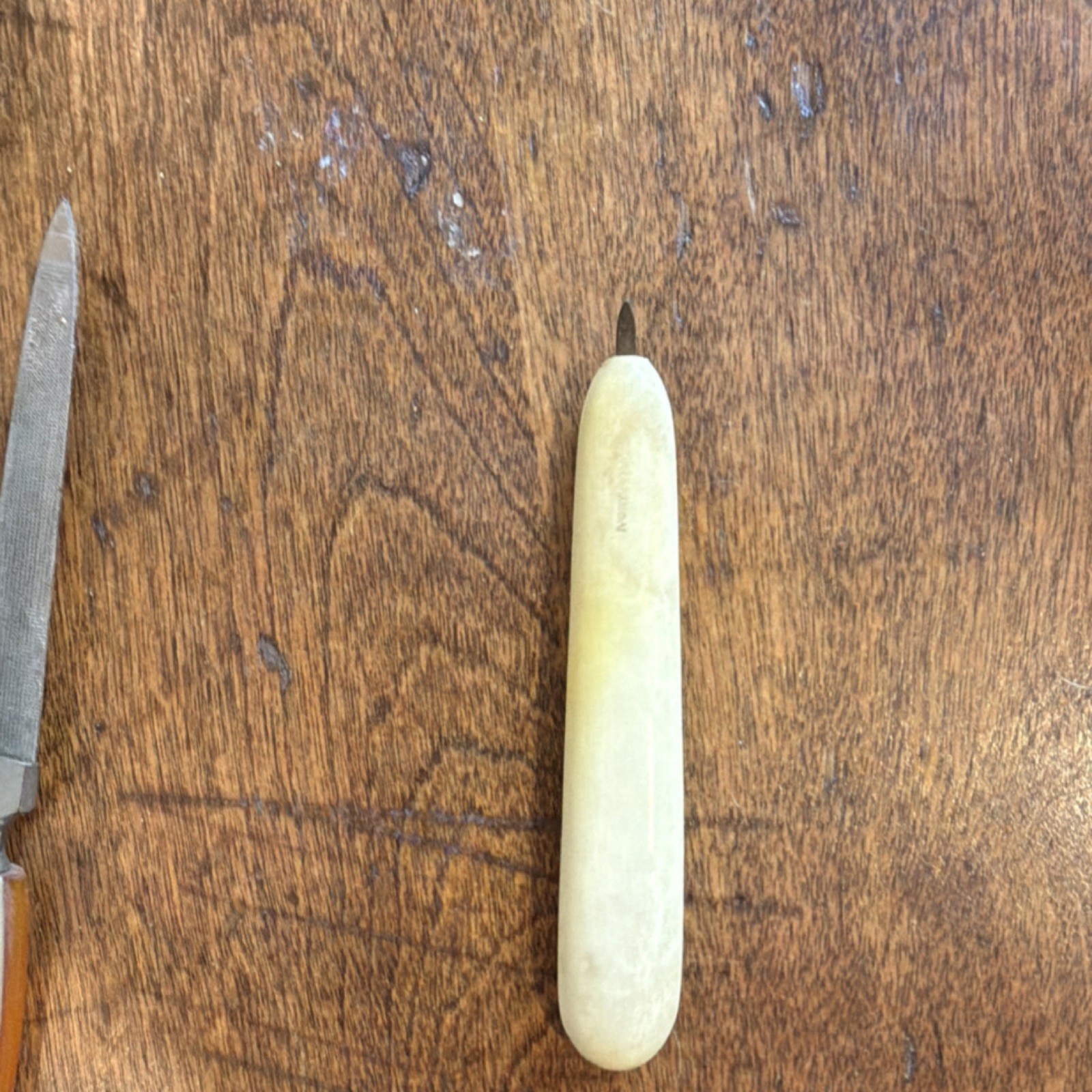 Antique 1915Patent Gentleman’sGrooming Set Celluloid Brush Nail File Button Hook
