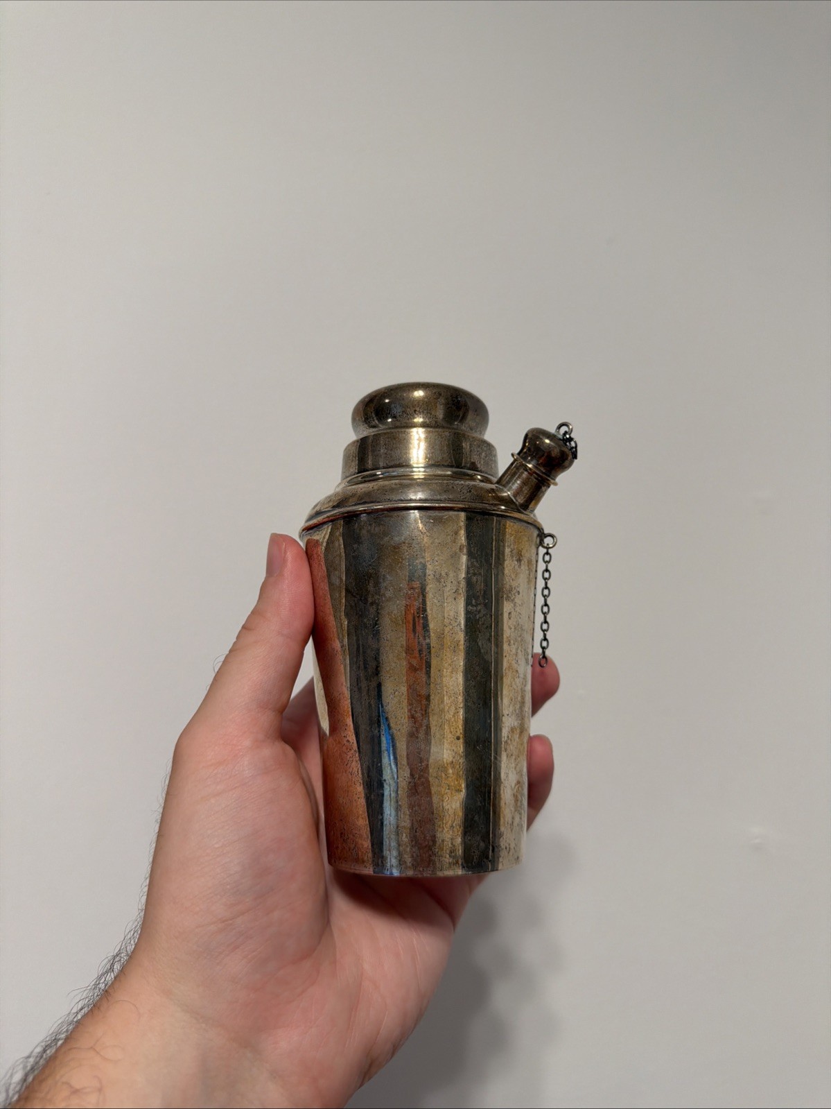 Black Starr & Gorham Sterling Silver Cocktail Shaker 1/2 Pint | 6711 Monogram