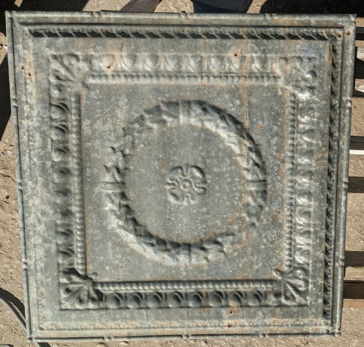 Antique Pressed Tin Ceiling (1 piece)*Free Shipping* As Seen On Fixer Upper