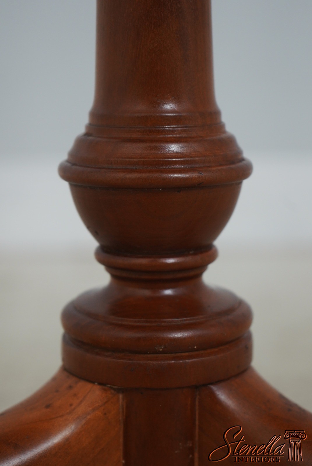 72911: Bench Made Solid Cherry Candle Stand Occasional Table