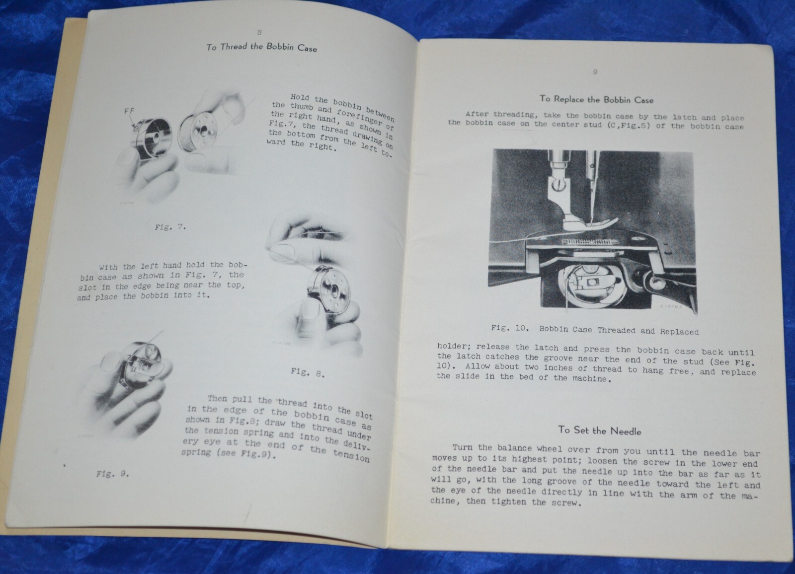 MANUAL USING & ADJUSTING SINGER SEWING MACHINES OF CLASS 400W HIGH SPEED