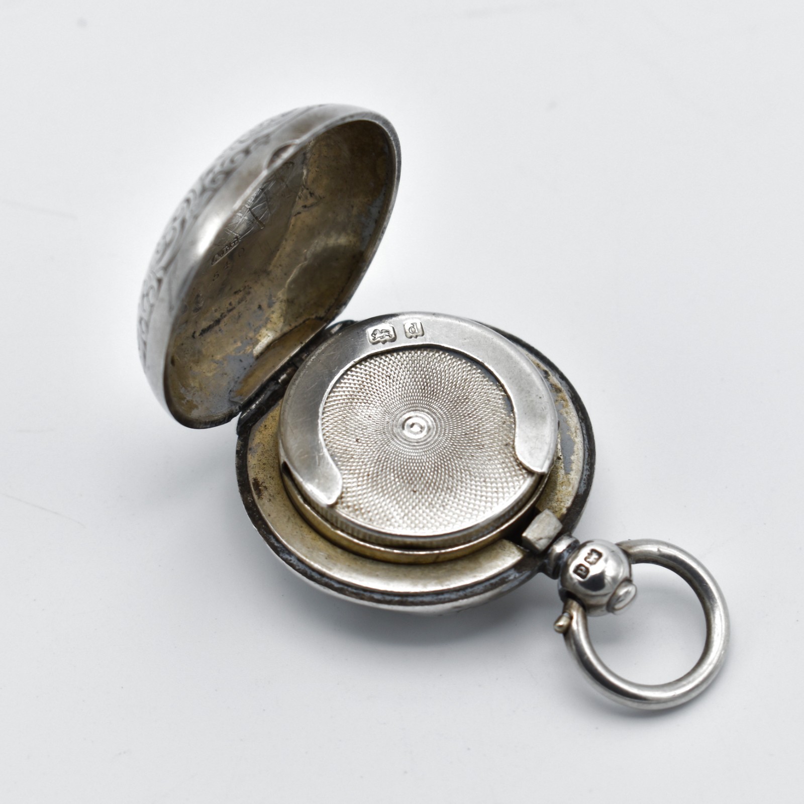 Edwardian Sterling Solid Silver Sovereign Case 1903