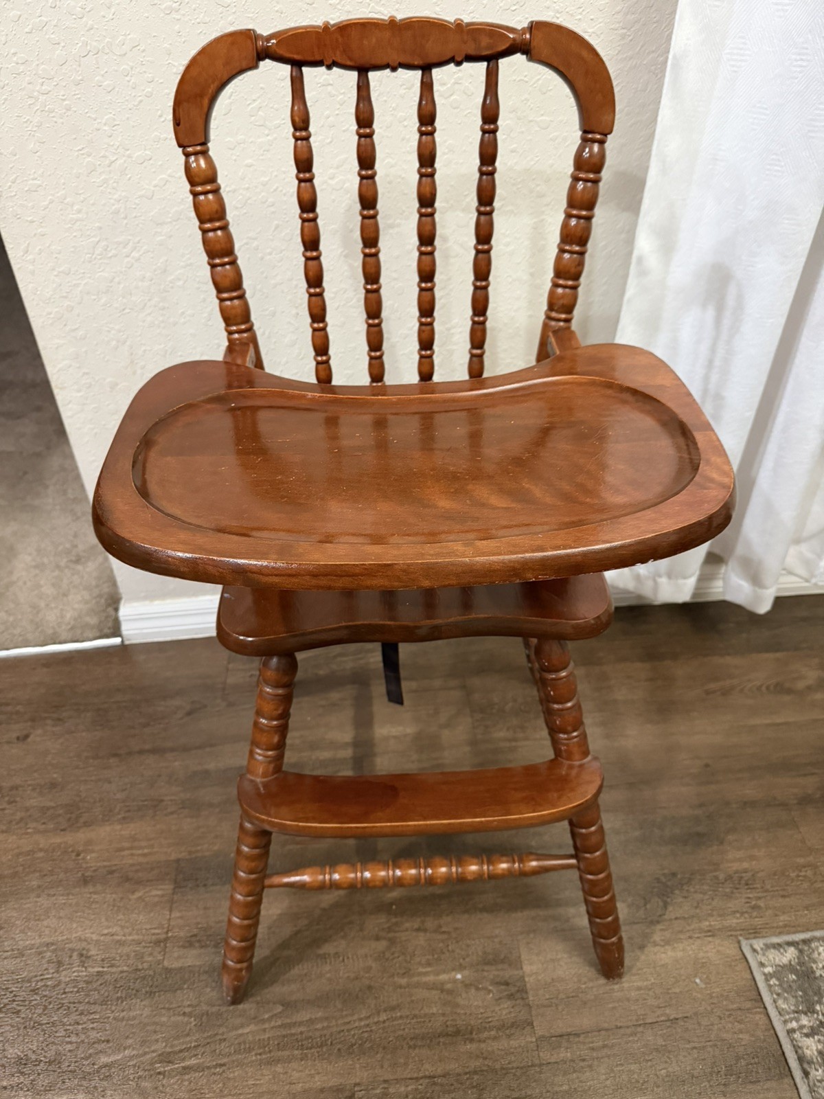 Vintage Hedstrom Solid Wood High Chair
