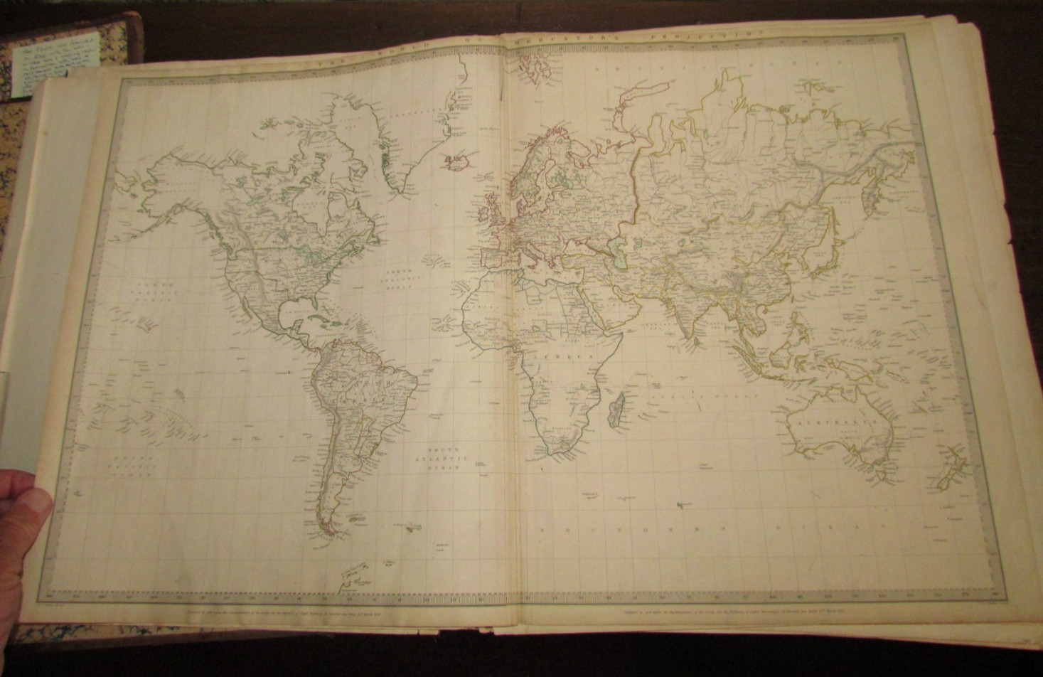1839 SDUK ATLAS with 79 MAPS – USA RUSSIA ASIA AFRICA EDINBURGH DUBLIN GENEVA