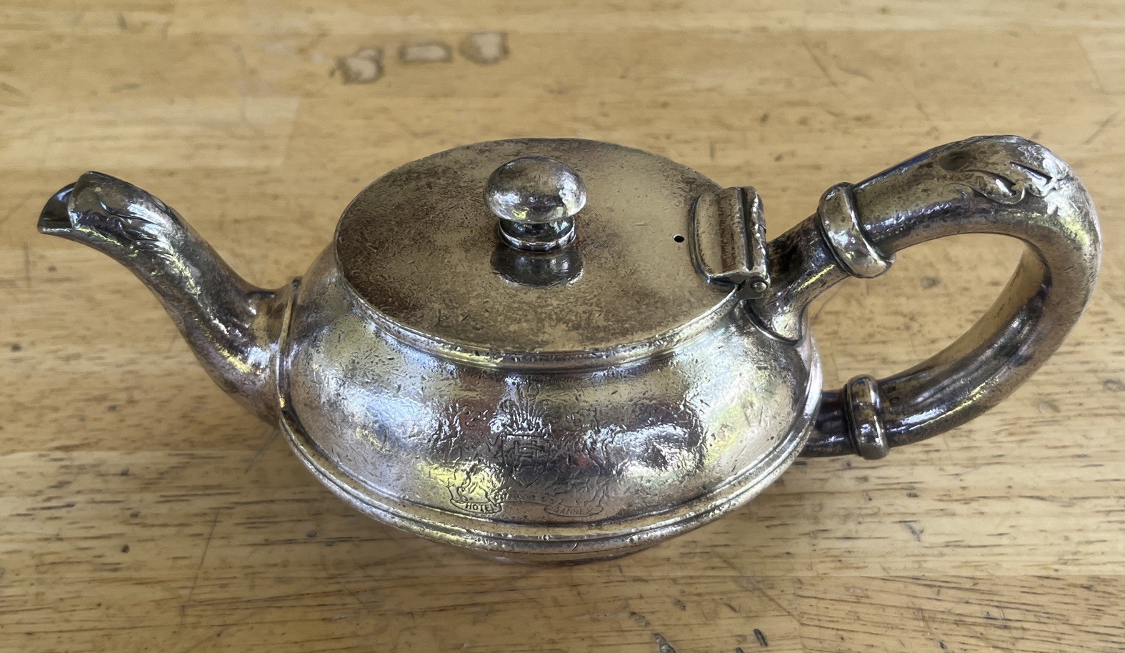Vtg R. Wallace Silver Soldered 10 Oz Pitcher Creamer C324 Congress Hotel