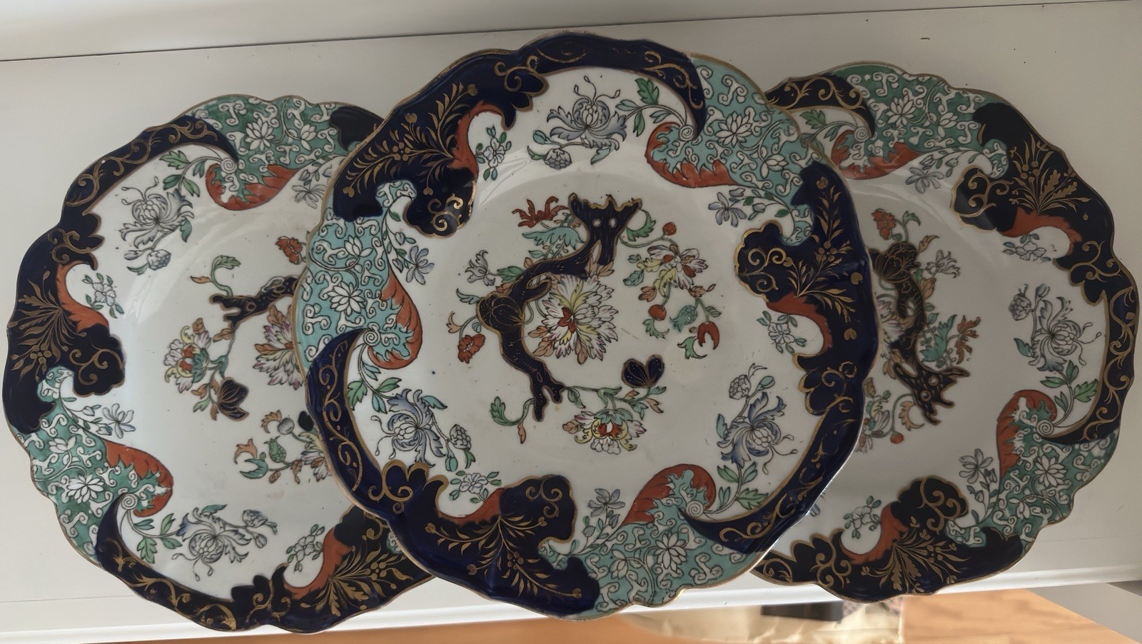 Mason’s Ironstone China From England Circa 1830 3 Pieces