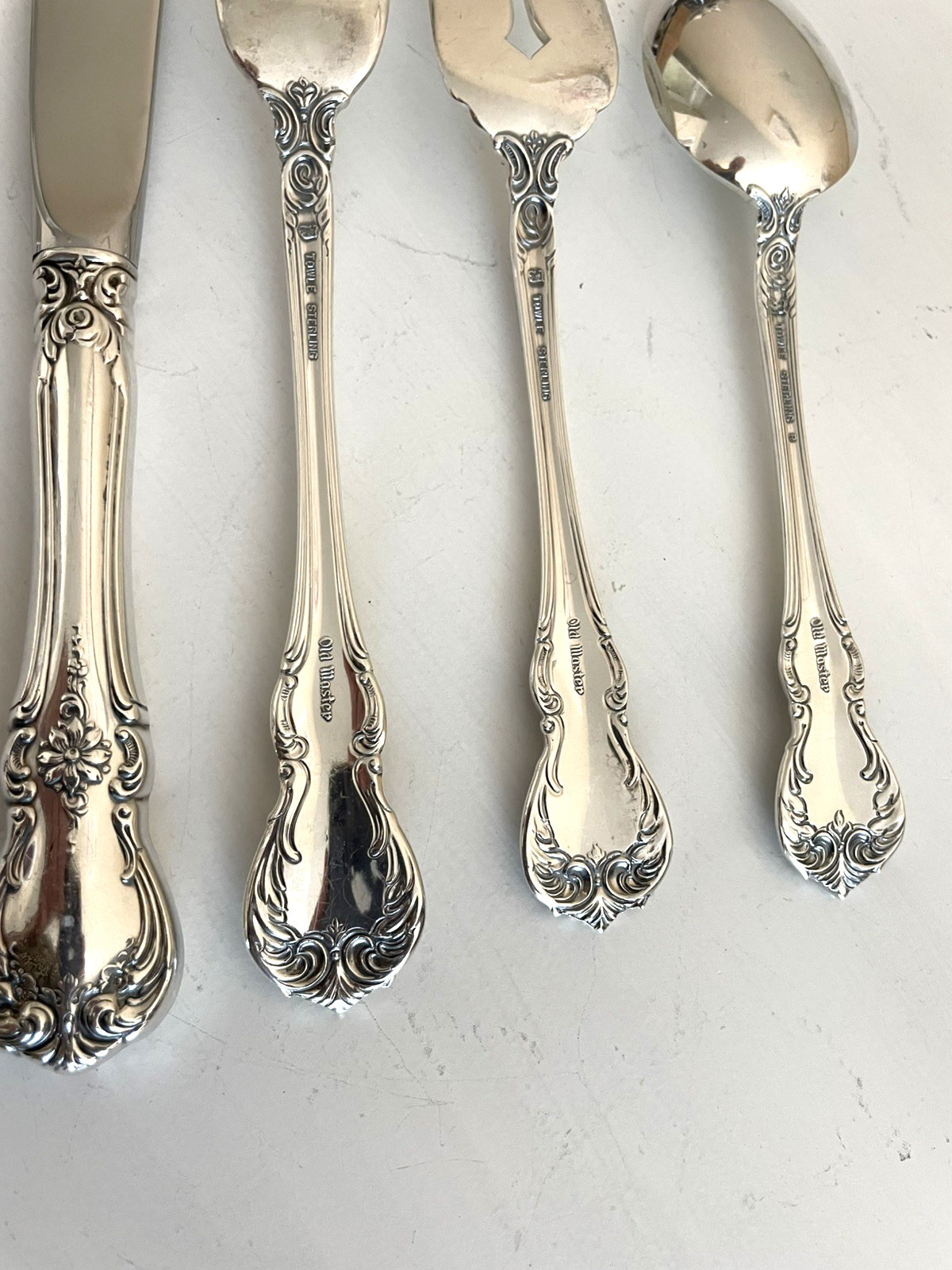 Old Master by Towle Sterling Silver 4 pc. Place Setting 1950s