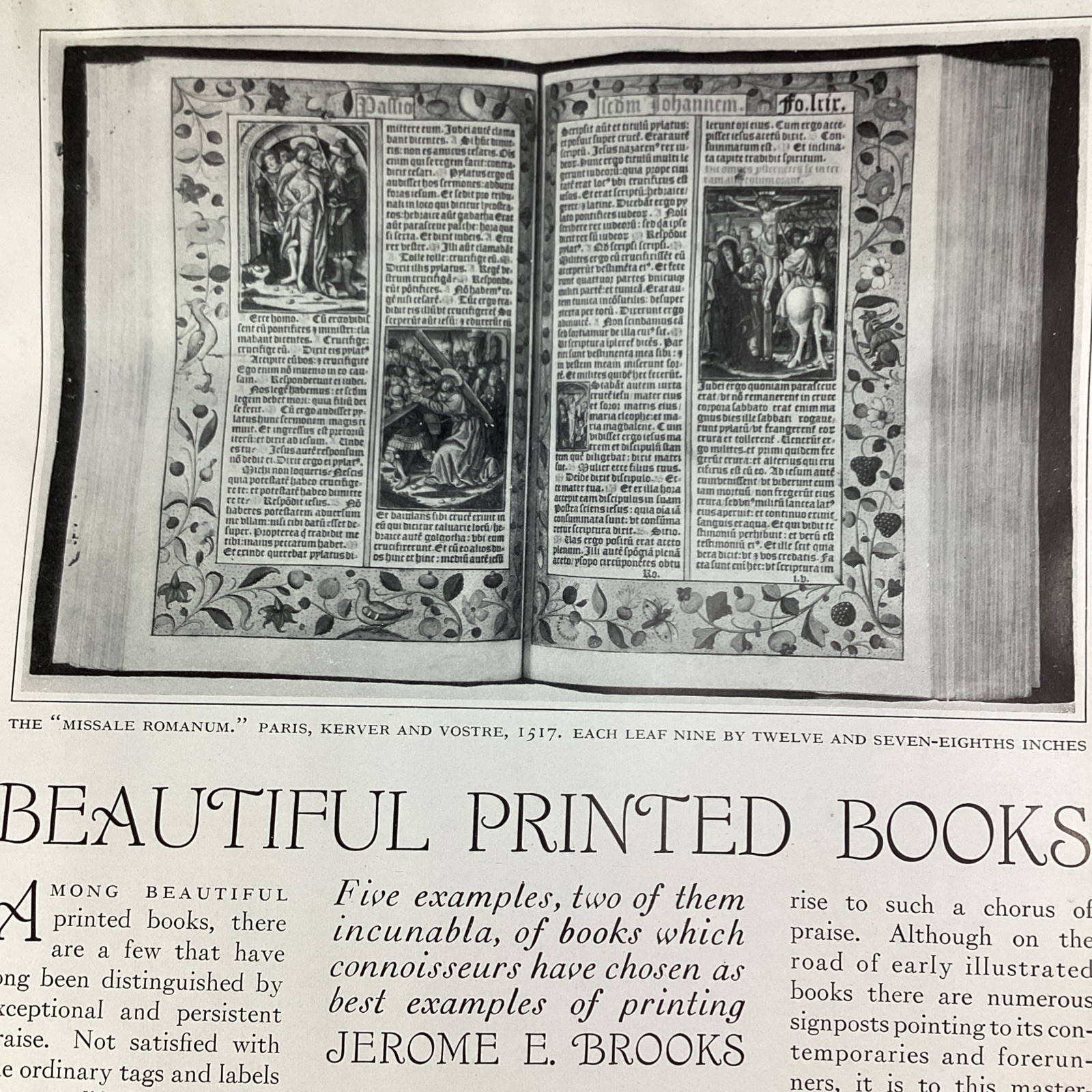 Beautiful Printed Books Print Article 1924 Original Rare Antique Brooks