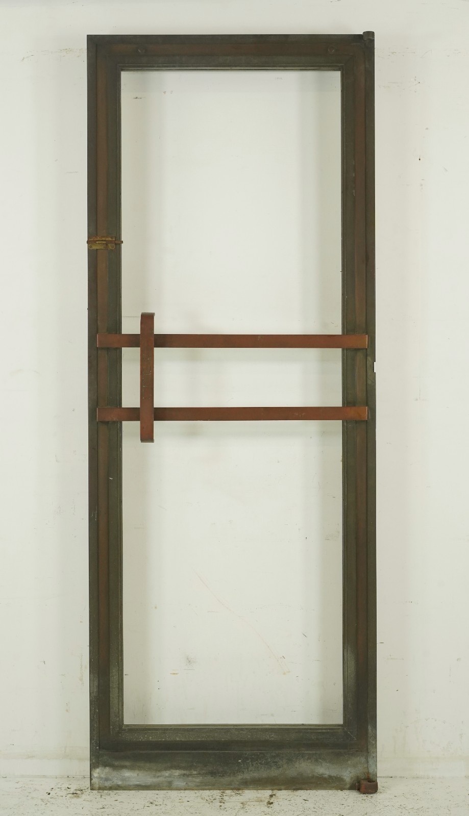 Art Deco Full Glass Bronze Commercial Door 83.75 x 31.75 in.