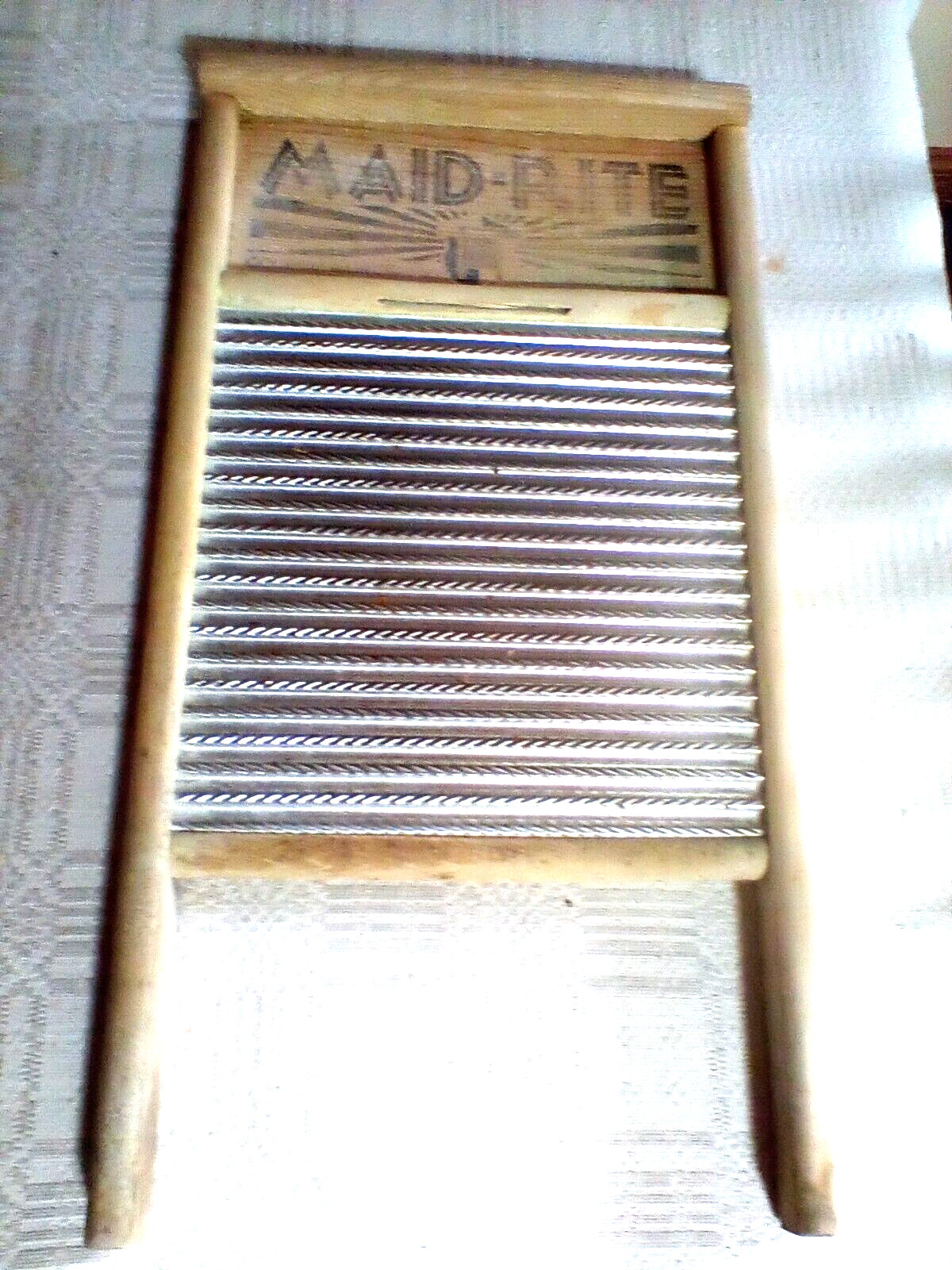 Vintage Maid-Rite No 2072 Standard Family Size Wash Board Columbus Washboard Co