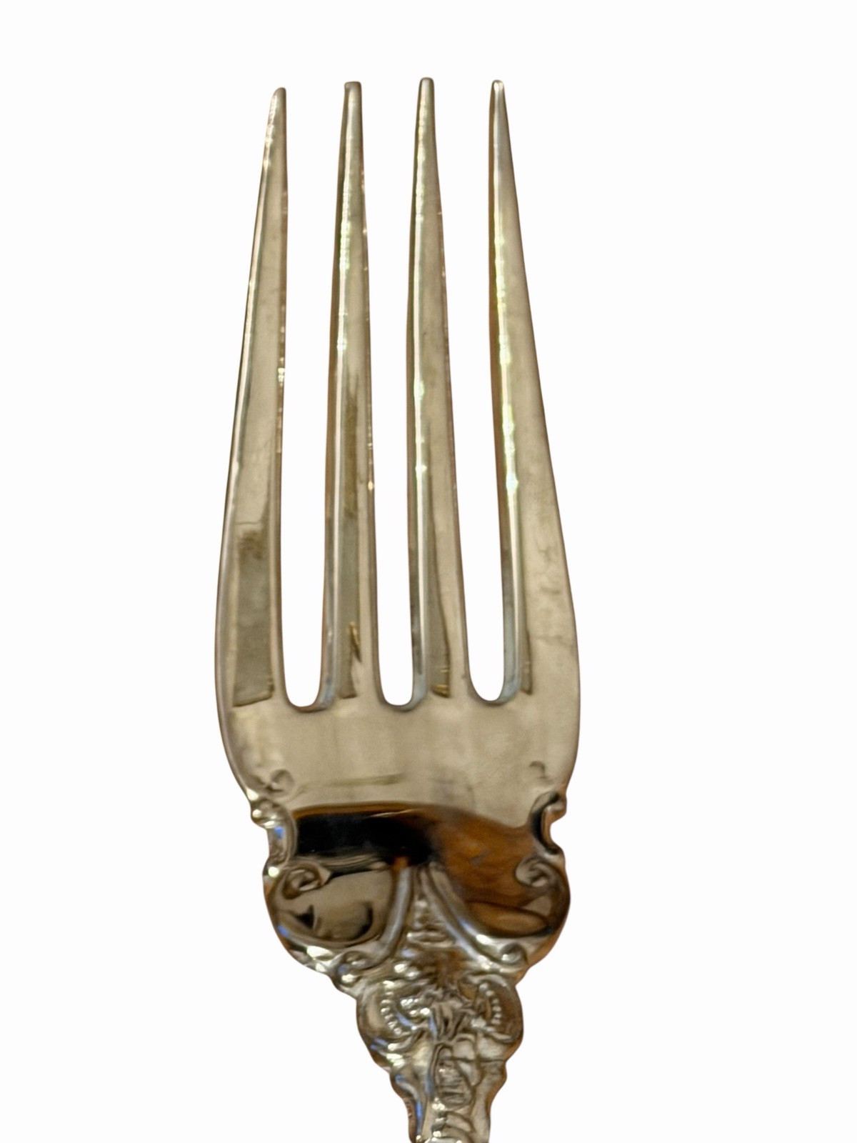 BAROQUE BY GODINGER 3 Piece Serving Set Flatware Silverplate FAST SHIP 3299-60