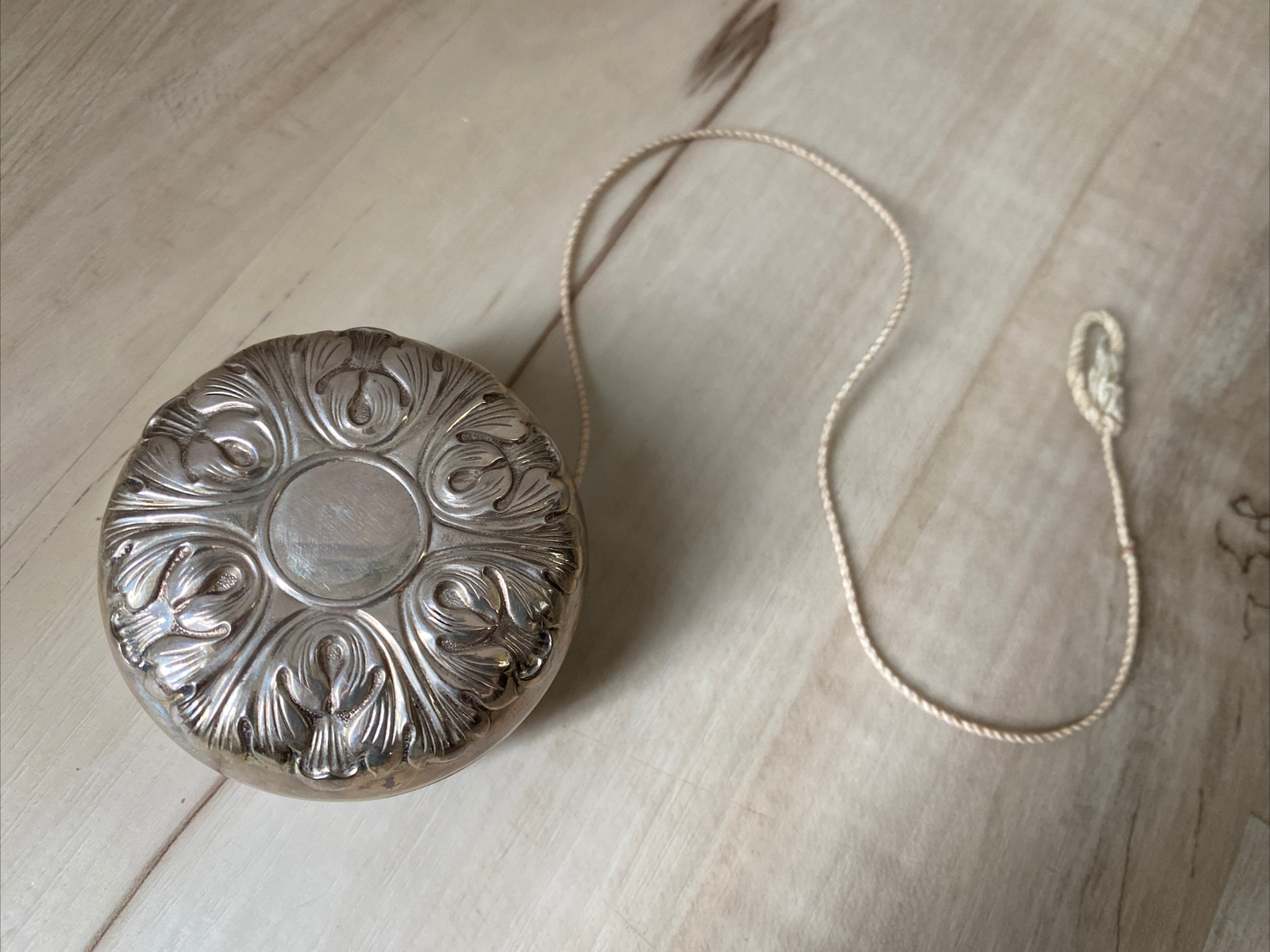 STERLING SILVER YO YO ~ GUC~ STRING IN TACT ~ MARKED GORHAM