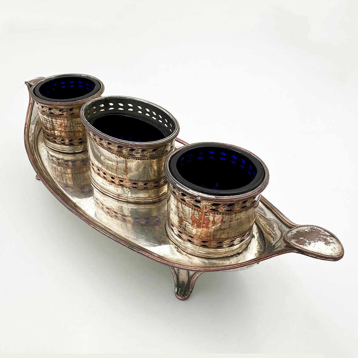 CRUET STAND OLD SHEFFIELD PLATE GEORGE III c1790