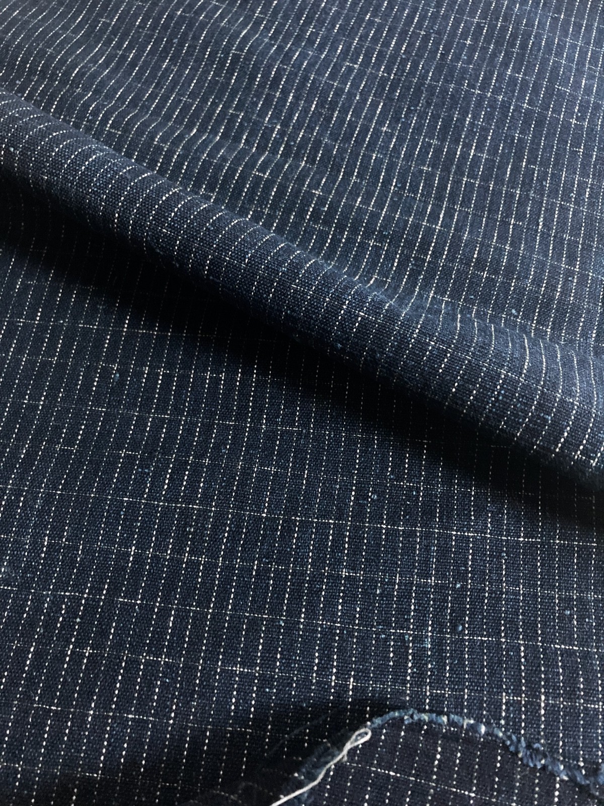 Authentic Vintage Japanese Indigo Boro Textile Fabric 34.25″ x 14″