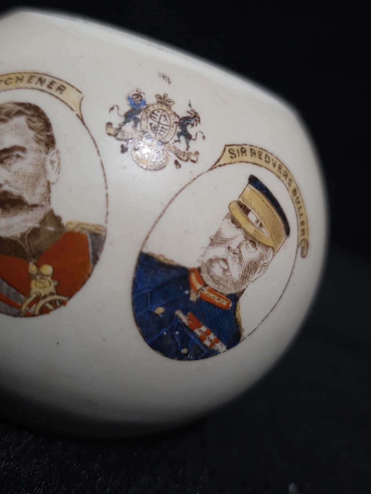 Boer War Memorabilia Carlton Ware – Antique Match Striker With Lord Redvers