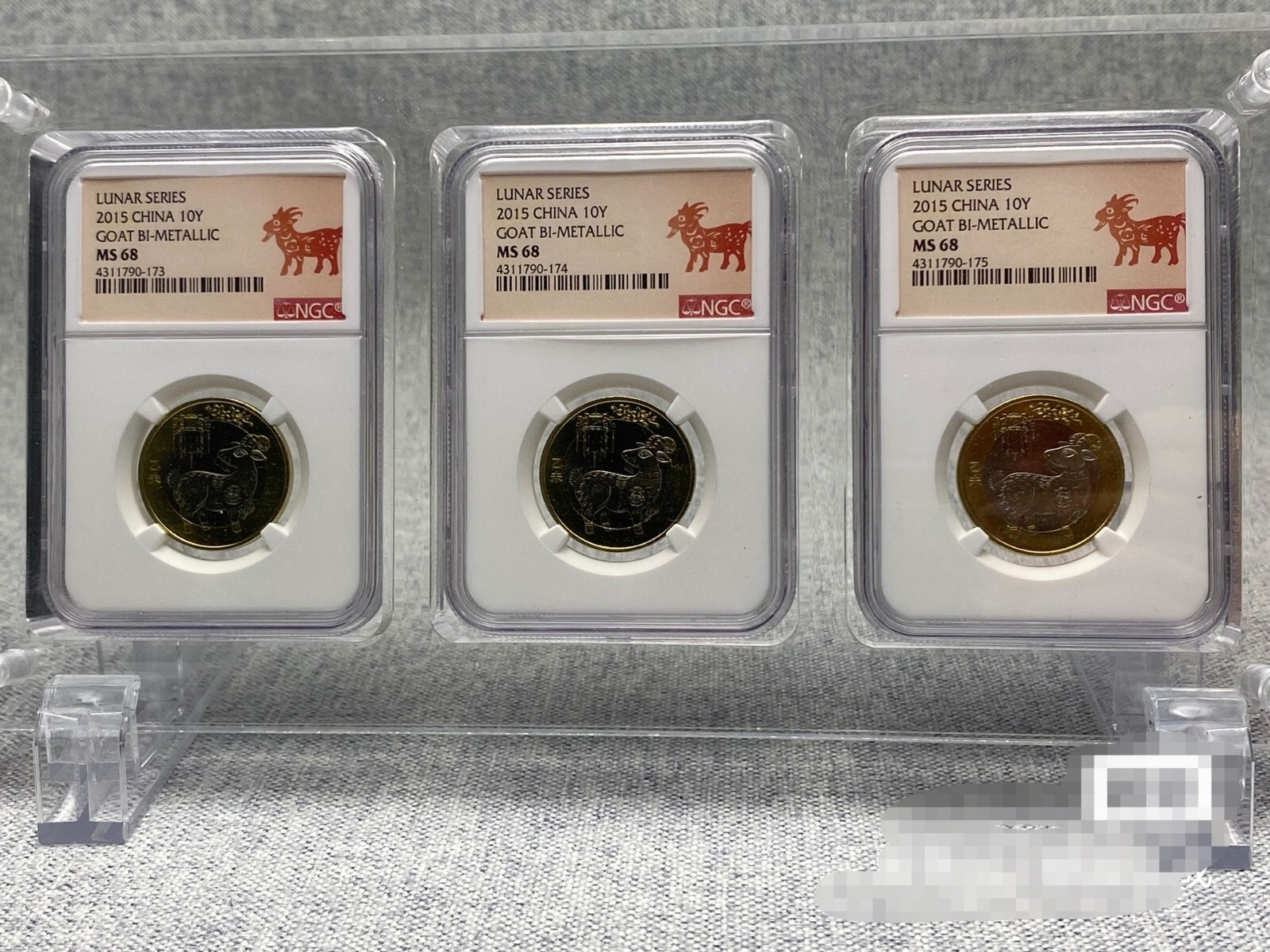 4 Grids Acrylic Display Frame Show Case Storage Box For NGC/PCGS Gold Eagle Set
