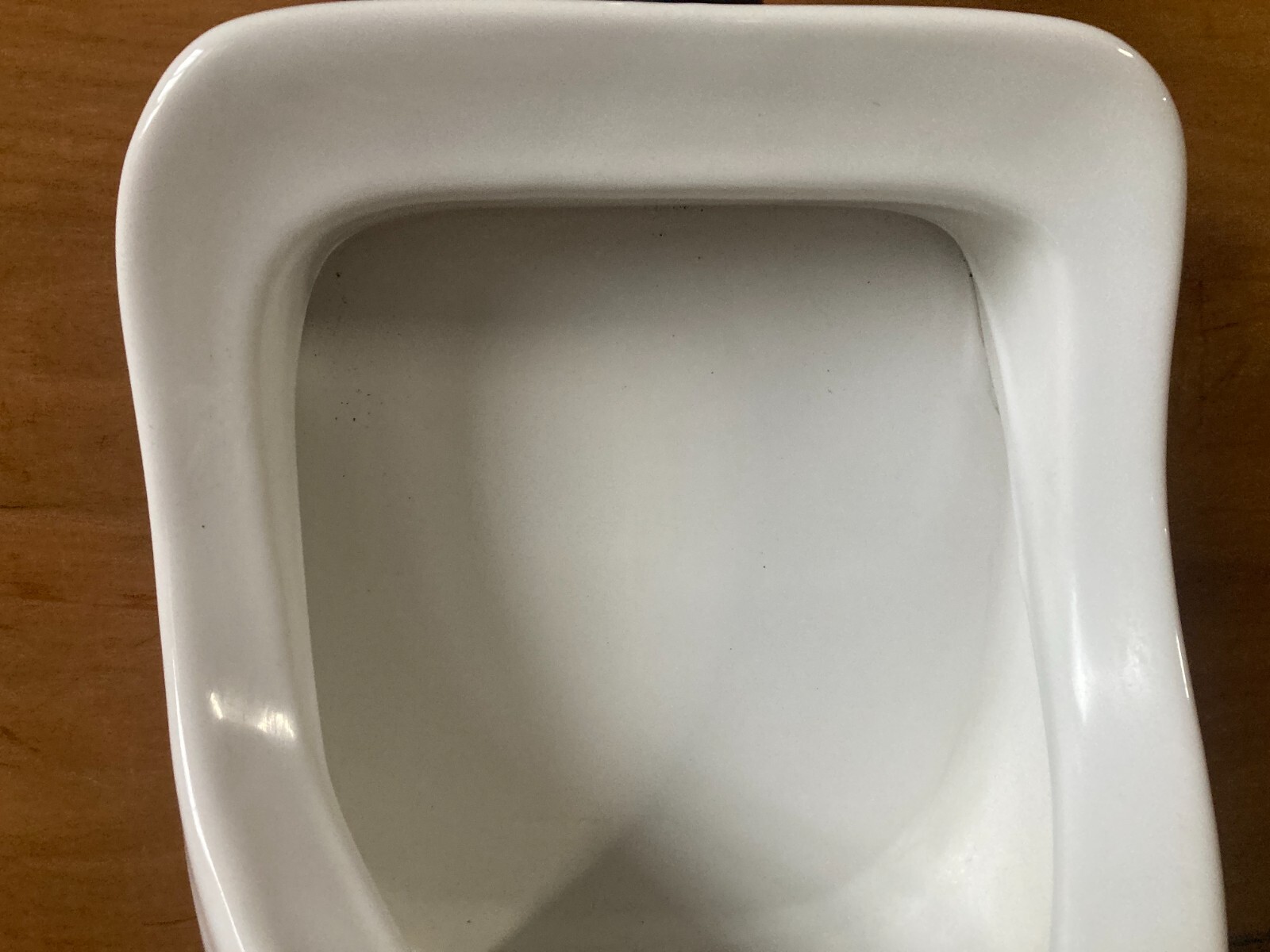 Vintage Industrial Ceramic White Porcelain Small Old Gerber Wall Urinal 165-26E