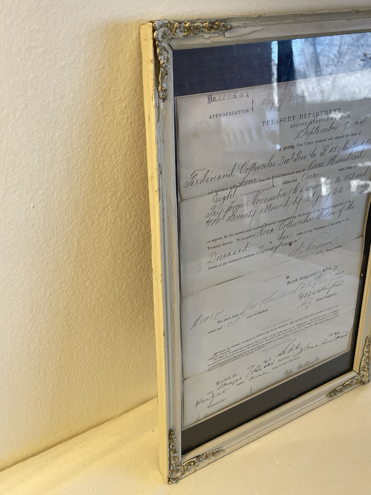 ‎‏This document was the U.S. Treasury Department from September 7, 1864