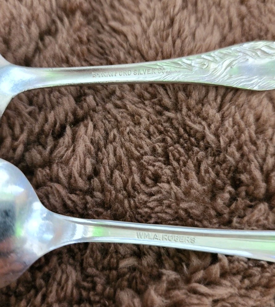 c1931 ALDEN & c1909 LILYTA SILVERPLATED 5 O’CLOCK TEA – COFFEE SPOONS 🍵☕️