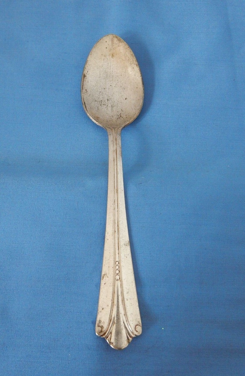 Diamond Silver DS Silverplate DS Two Oval Place Soup Spoon